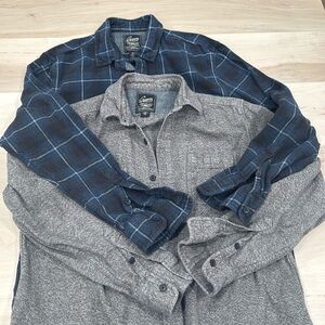 Grayers Heritage Flannel Button Down Up Shirts